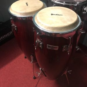 congas in legno pelle naturale